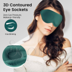 Custom Sleep Mask Manufacturer - 3d Contoured Light Blocking Sleeping Eye Mask