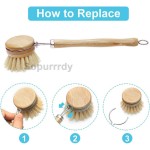 Custom Dish Brush Factory - Gentle Eco Bamboo Scrubber Plant Sponge Brush