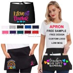 Custom Waist Apron Manufacturer - Short Half Apron for Kitchen BBQ Chef