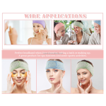 Custom Facial Headband Manufacturer - Adjustable Coral Fleece Makeup Hair Wrap