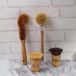 Custom Cleaning Brush Set Factory - Bamboo Sisal Palm Eco Friendly Brush Set