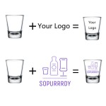 Custom Shot Glasses Manufacturer - 2oz Logo Tequila Espresso Coffee Cups