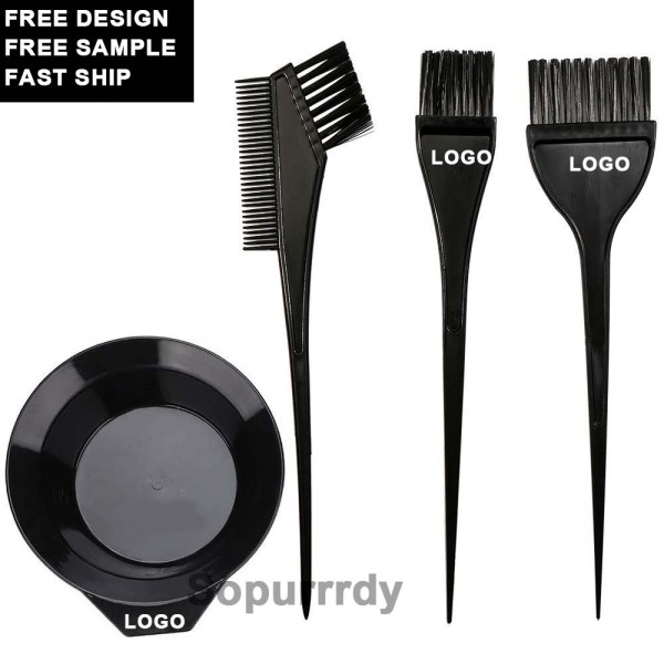 Custom Mixing Bowl Set Factory - Plastic Hair Dye Bowl with Brushes Set