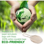 Custom Grocery Bag Factory - Portable Reusable Cotton Mesh Fruit Vegetable Bag