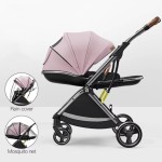 Baby Stroller - Bassinet with Large Wheels