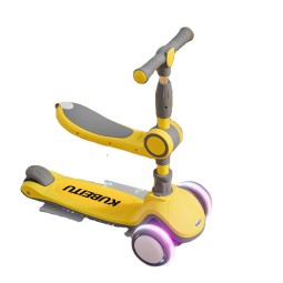 Kick Scooter - LED Light Adjustable Folding