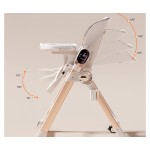 2 in 1 High Chair - Convertible Bassinet