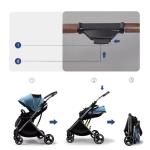 Baby Stroller - Bassinet with Large Wheels