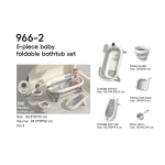 5 in 1 Bathtub Set - Thermometer Function Included