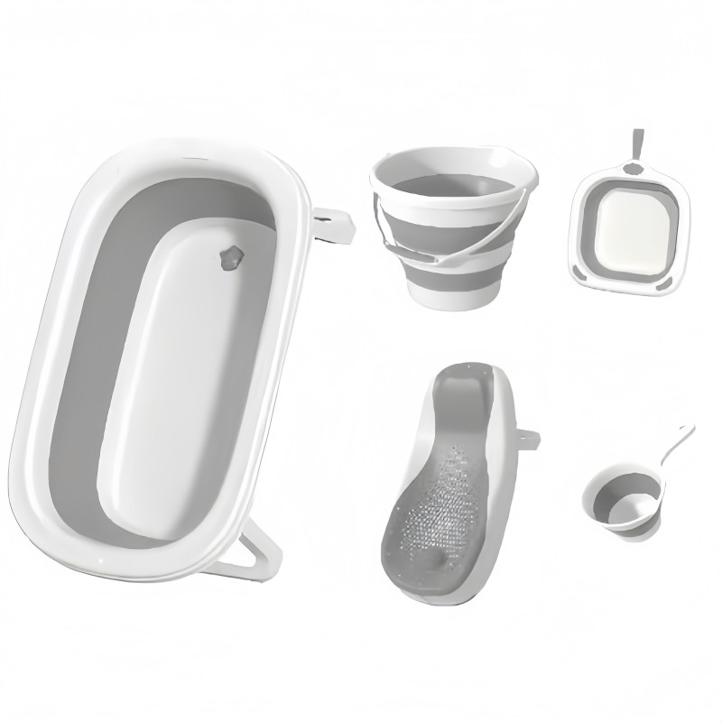 5 in 1 Bathtub Set - Foldable Compact Design