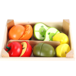 Play Food Set - Cutting Pretend Kitchen Toy