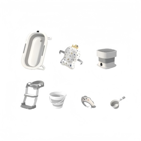 7 in 1 Bathtub Set - Complete Bath Accessories