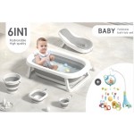 6 in 1 Bathtub Set - Includes Bath Toy