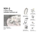 7 in 1 Bathtub Set - Complete Bath Accessories