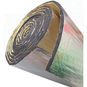 Aluminum Foil Rubber - Adhesive Backed