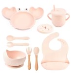 Baby Plate Set Manufacturer - Silicone Suction Training Dinnerware Set for Toddlers