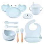 Baby Plate Set Manufacturer - Silicone Suction Training Dinnerware Set for Toddlers