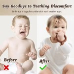 Baby Teether Manufacturer - 4 Pack Food Grade Silicon Chew Toy for Infants