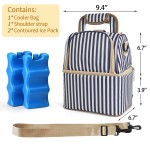 Breast Milk Cooler Bag Factory - Portable Nursing Milk Cooler Bag with Ice Pack