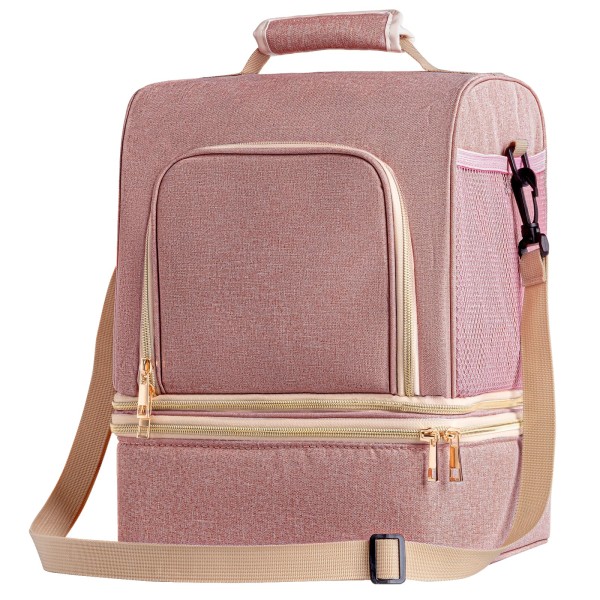 Nursing Cooler Bag Manufacturer - Double-Deck Insulated Mummy Cooler Backpack