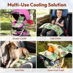 Stroller Cooling Pad Manufacturer - Summer Breathable Insulated Cushion with Ice Pack