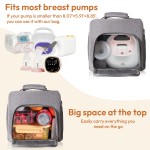 Breastmilk Cooler Bag Factory - 6 Bottles Double Layer Feeding Pump Backpack
