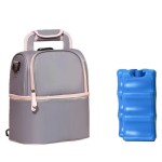 Breastmilk Cooler Bag Factory - Double Layer Bottle Freezer Bag with Ice Pack