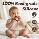 Baby Teether Manufacturer - 4 Pack Food Grade Silicon Chew Toy for Infants
