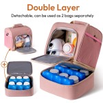 Nursing Cooler Bag Manufacturer - Double-Deck Insulated Mummy Cooler Backpack