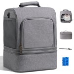 Breastmilk Cooler Bag Factory - 6 Bottles Double Layer Feeding Pump Backpack