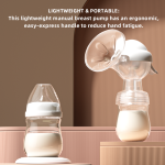 Manual Breast Pump - Portable 5oz Wide Neck