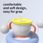 Training Milk Cup - Silicone with Straw Lid