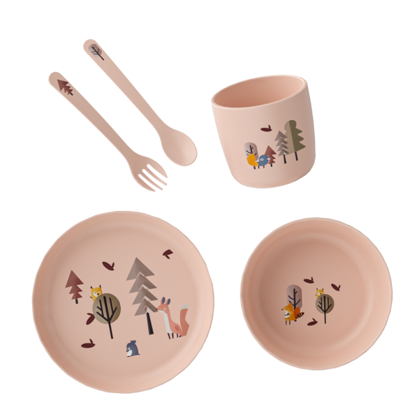 Plate and Bowl Set - Recycle Plastic Kids