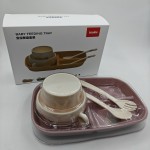 Feeding Tableware Set - Plastic Kids Utensils