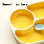 Baby Feeding Plate - BPA Free with Lid