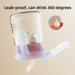 Baby Drinking Cup - 280ml Tritan Straw Training