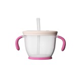 Training Milk Cup - Silicone with Straw Lid