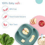 Baby Meal Set - 4 Piece Plate Bowl Utensils