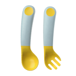 Feeding Utensil Set - Plastic Spoon Fork