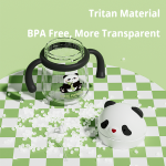 Toddler Straw Cup - Cute Panda Shape Design