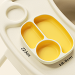 Feeding Plate - Plastic Divided with Cover