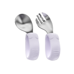 Baby Spoon Set - Food Grade Silicone Training Utensils