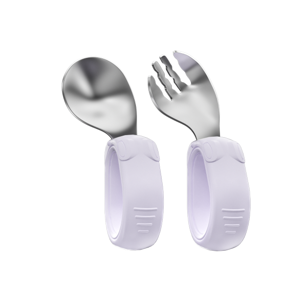 Baby Spoon Set - Food Grade Silicone Training Utensils