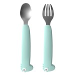 Baby Utensil Set - Dinosaur Shape Stainless