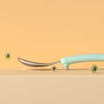 Baby Utensil Set - Dinosaur Shape Stainless