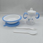Baby Feeding Set - 4in1 Bowl Plate Utensils