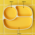 Feeding Plate - Plastic Divided with Cover