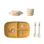 Baby Tableware Set - Plate Bowl Cup Utensils