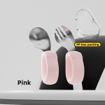 Baby Spoon Set - Food Grade Silicone Training Utensils