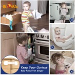 Drawer Child Lock Supplier - White ABS Safety Lock 3M Adhesive